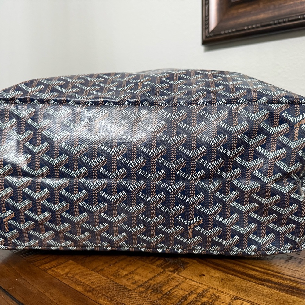 Goyard Navy Blue PM Women's Tote Bag - Picture 4 of 10